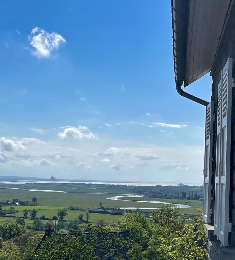 La Butte - Maison De Vacances Avranches Avec Vue Sur Le Mont Saint Michel Le Val-Saint-Père Buitenkant foto